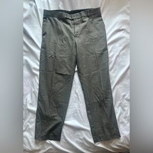 Men's Classic Straight-Leg Dress Pants - Gray